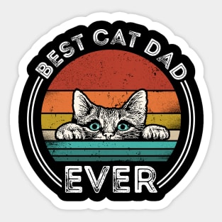 Best Cat Dad Ever Sticker